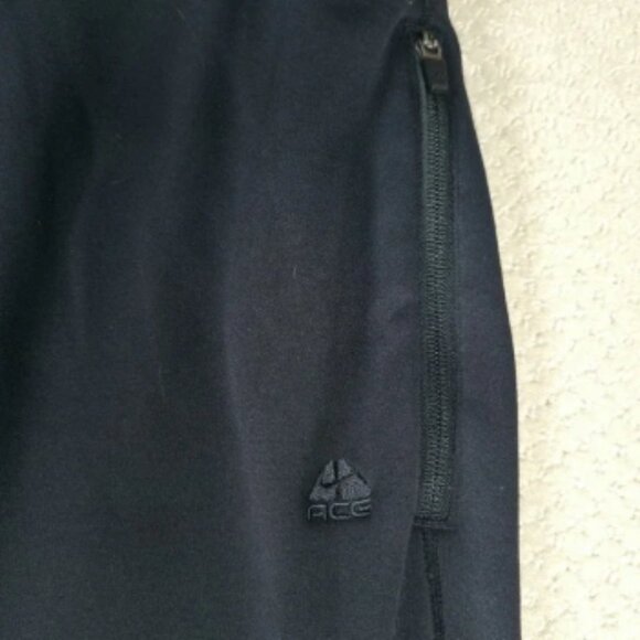 Vintage Nike ACG Therma-FIT Pants Mens XL Black Fleece Lined Hiking Gorpcore - Picture 4 of 14